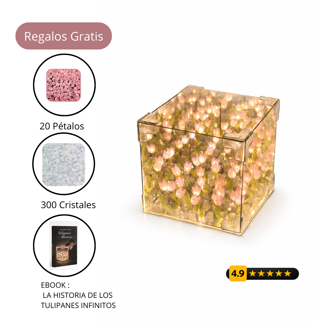 Lámpara de Tulipanes Infinitos